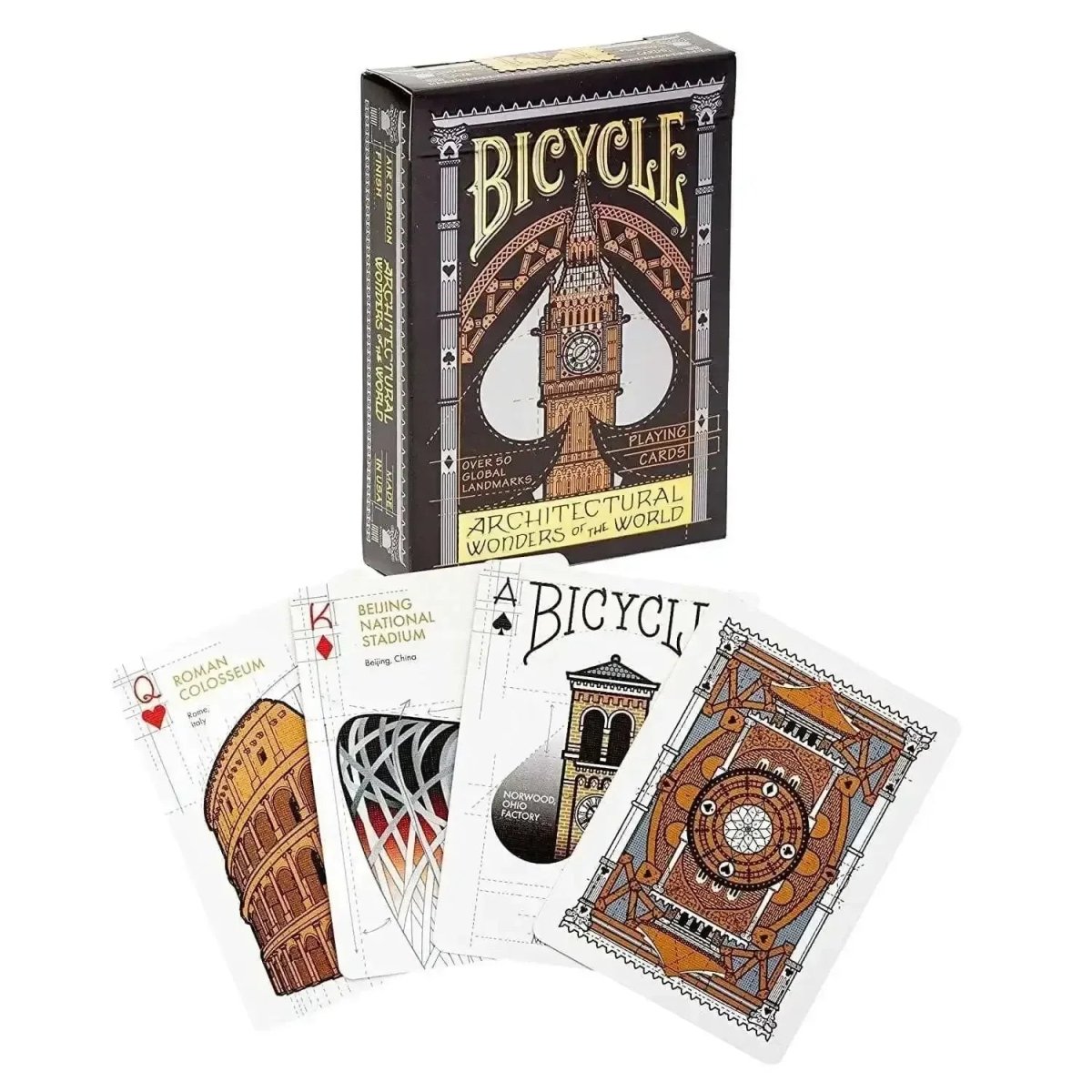Bicycle Architectural Wonders Deck – Buy Premium Card Online – Naivri