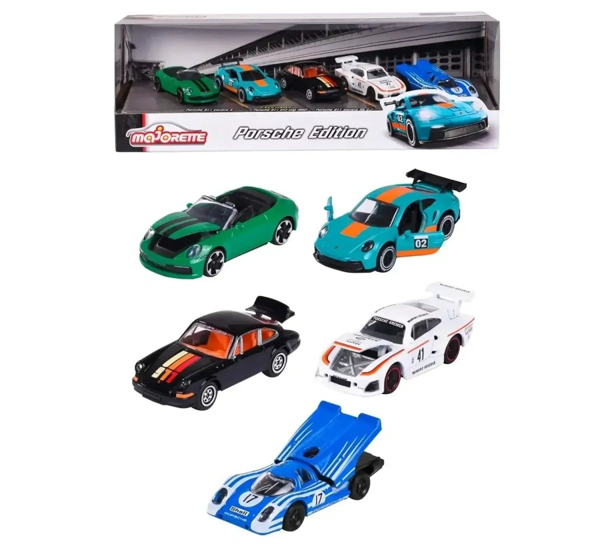 Majorette Die-Cast Limited Edition 5 – 6 Modèles Zamak Argent/or – Roue Libre – 7,5 Cm – Couleur Aléatoire