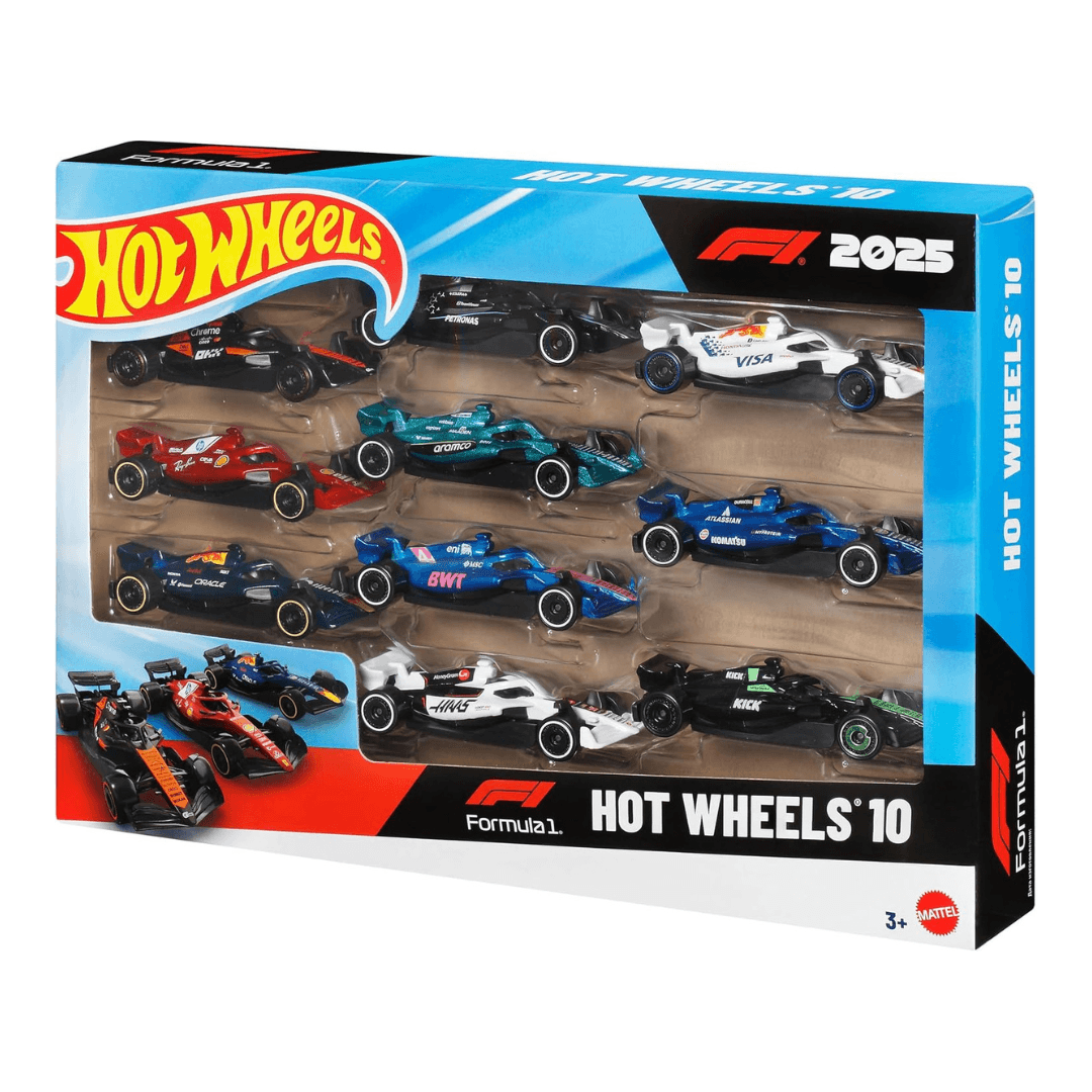 Buy Hot Wheels Formula 1 Team Car Set of 10 | Naivri