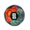 Colorful soccer ball with FIFA logo on a white background