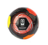 Multicolored soccer ball with FIFA logo on a white background
