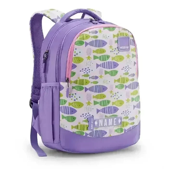 American Tourister Ollie 3.0 Fishy Purple Kids Backpack – Naivri