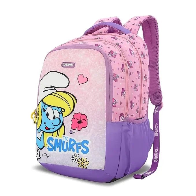 american tourister backpacks kids XL Smurfs Kids School Backpack - 33L Ergonomic Bag