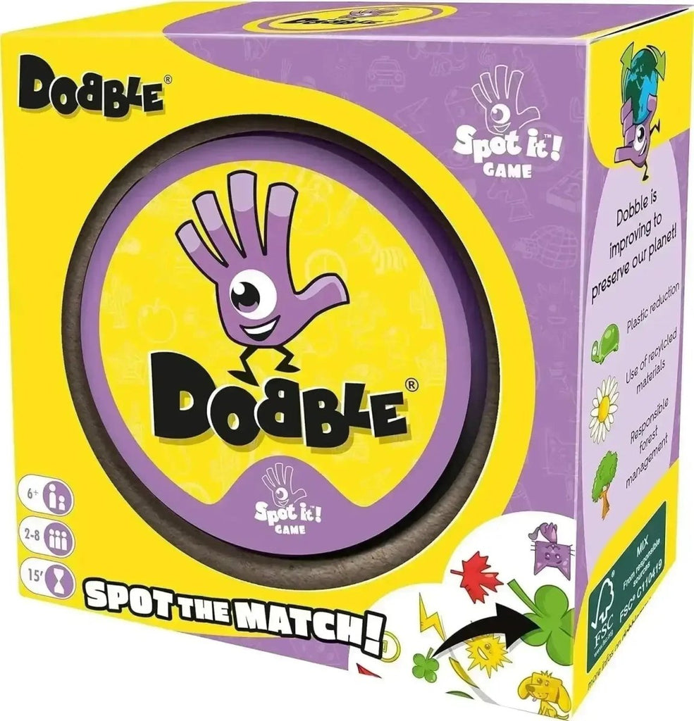 Asmodee Dobble Spot The Catch! – Fast-Paced Visual Matching Card Game ...