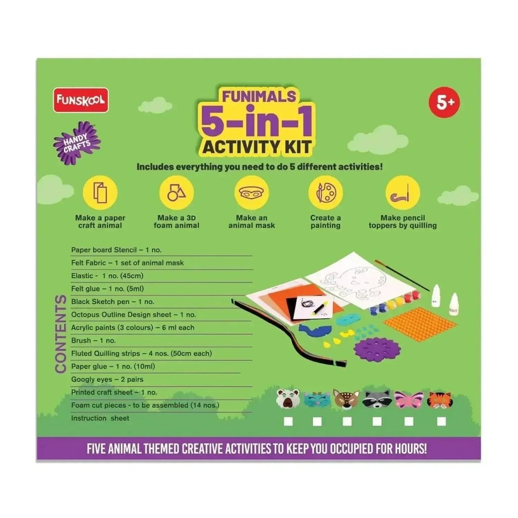 Funskool Funimals 5-in-1 Creative Activity Kit Buy Online – Naivri