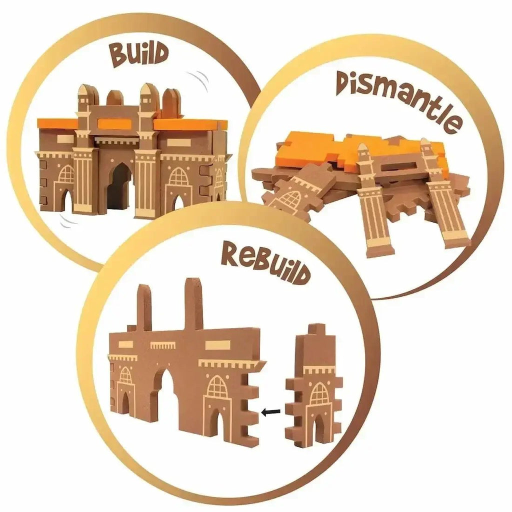 Imagimake Mapology Monuments of India Construction Set – Build 10 ...