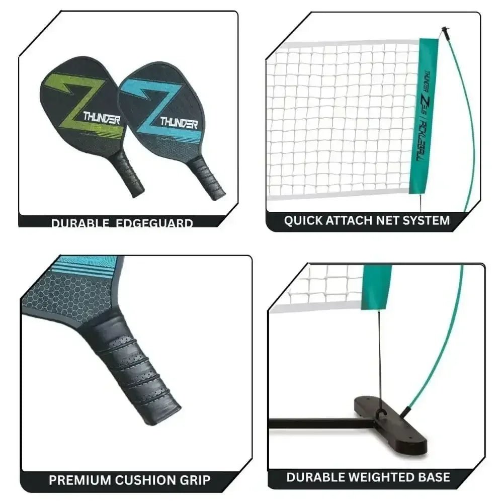Innov8 Sports Complete Pickleball Net Set – Outdoor Fun Kit for Ages 5 ...
