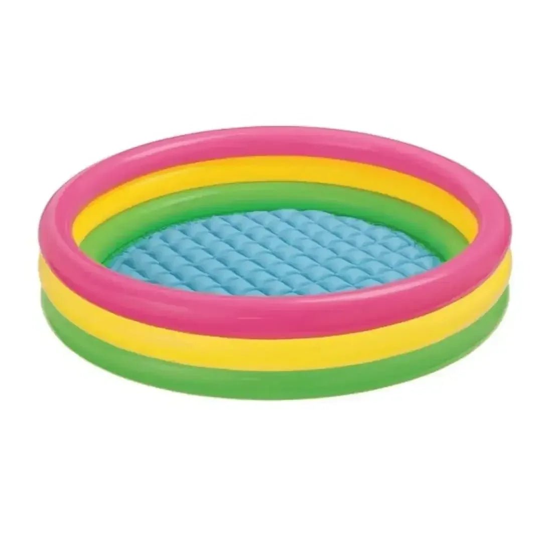 Intex Pool Inside Out Intex Sunset Glow Baby Pool 3Ft – Inflatable Round Pool for Kids | 136L ...