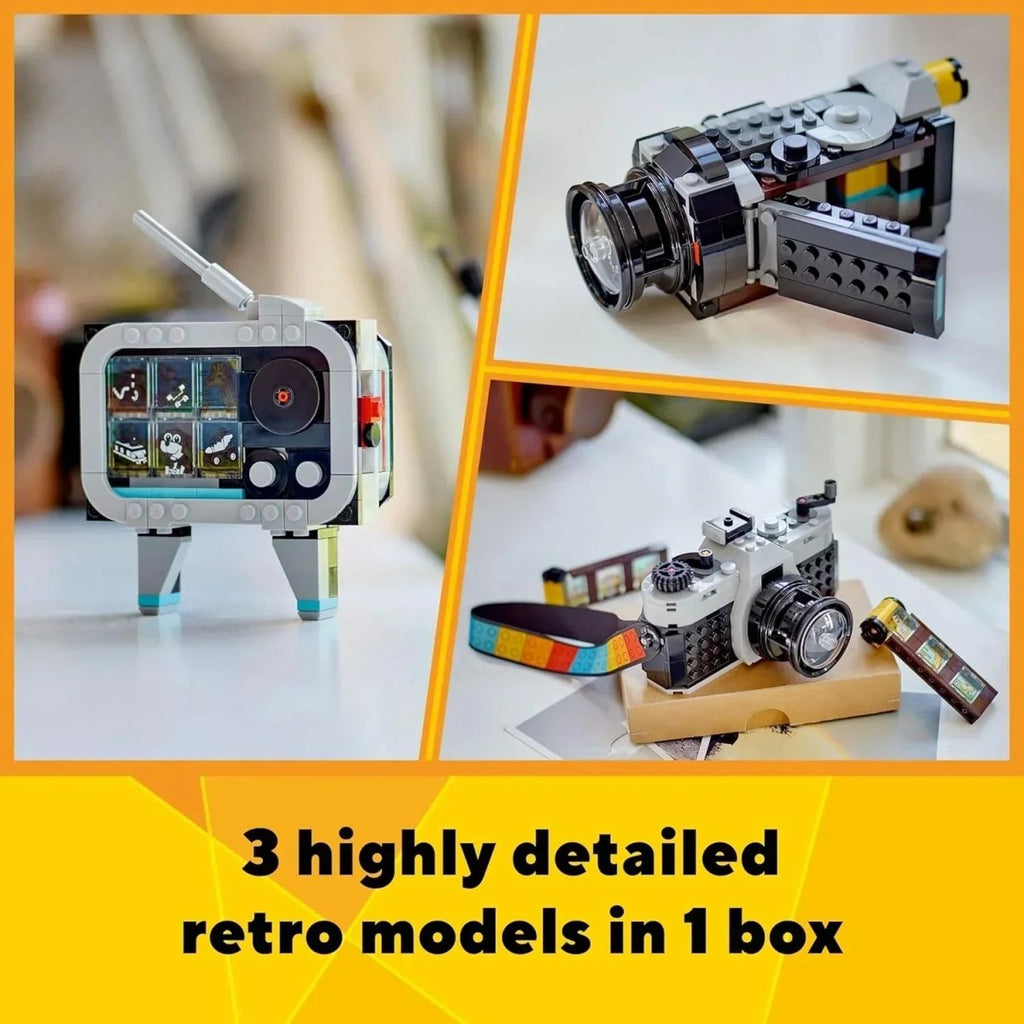 LEGO 31147 Retro Camera & Vintage Tech 3-in-1 Builder Set – Creative ...