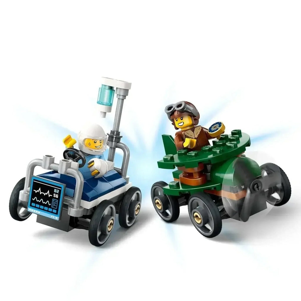 Lego City Airplane vs. Hospital Bed Race Car Pack 60459 – Soapbox ...
