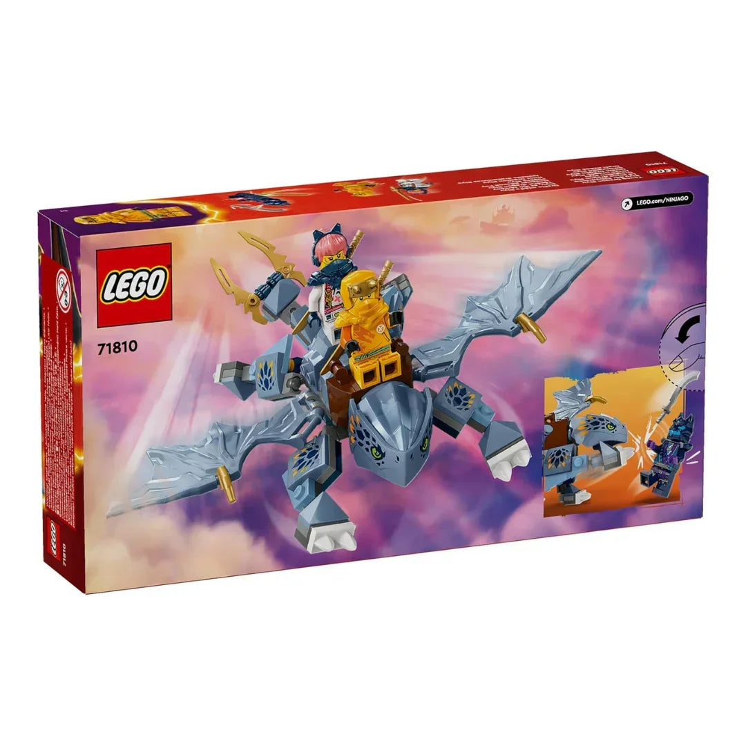 Buildable Dragon LEGO Ninjago 71810 Young Dragon Riyu Adventure Set – Posable Buildable ...