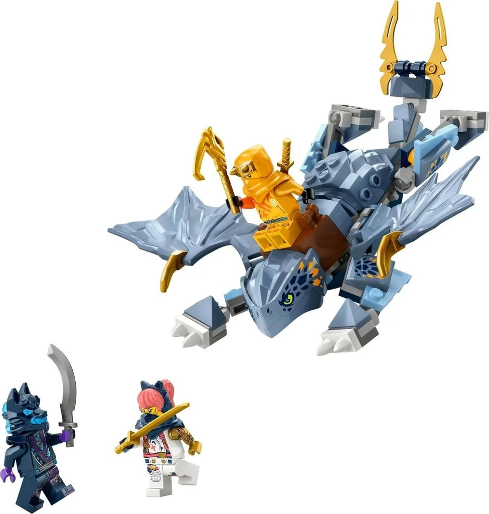 LEGO Ninjago 71810 Young Dragon Riyu Adventure Set – Posable Buildable ...