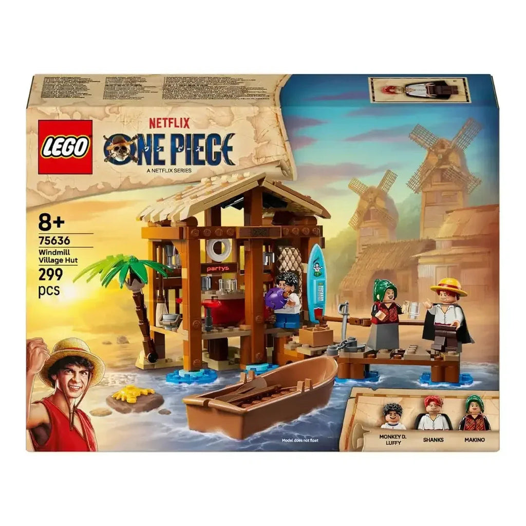 LEGO One Piece 75636 Windmill Village Adventure Hut – Pirate Building ...