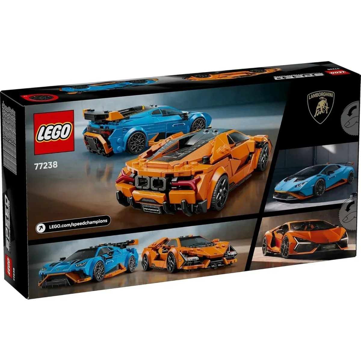 Lambo Rv Duo Set LEGO Speed Champions 77238 Lamborghini Revuelto & Huracán STO Duo Set ...
