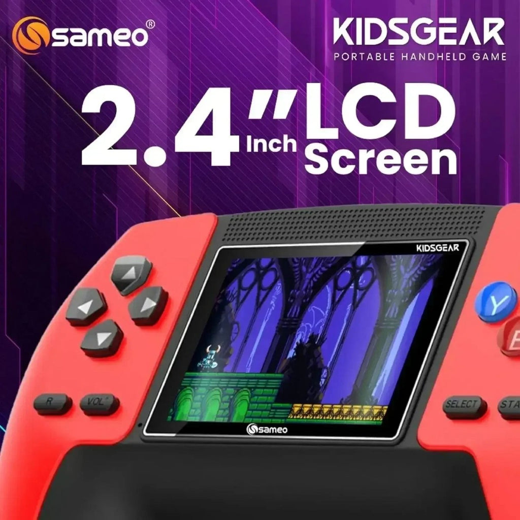 Sameo Kids Gear Inferno Red | Retro Handheld Console with 520 Built-in ...