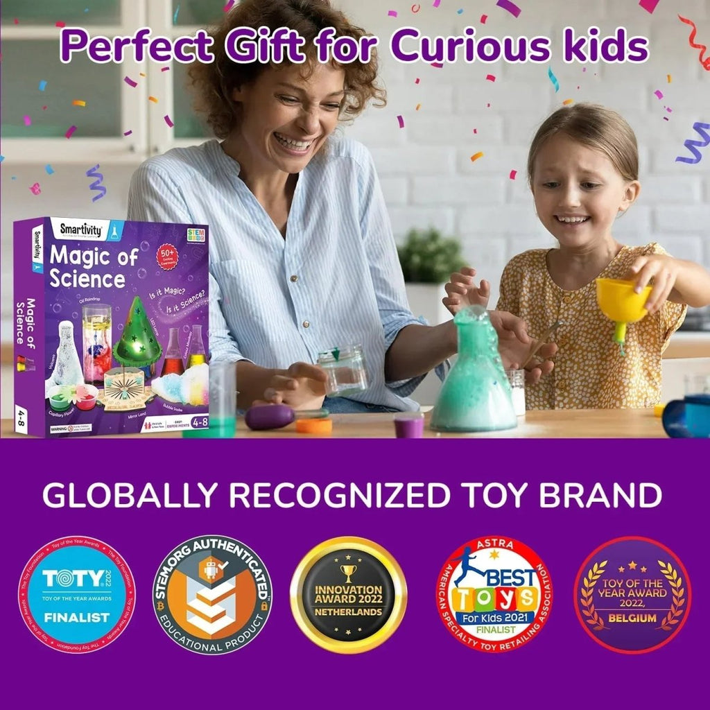 Naivri Smartivity Science Kit - 50+ STEM Activities, Ages 4+