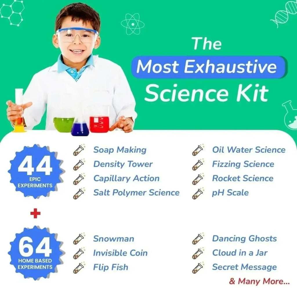 Smartivity Mega Science Lab Kit: 108 Experiments – Naivri