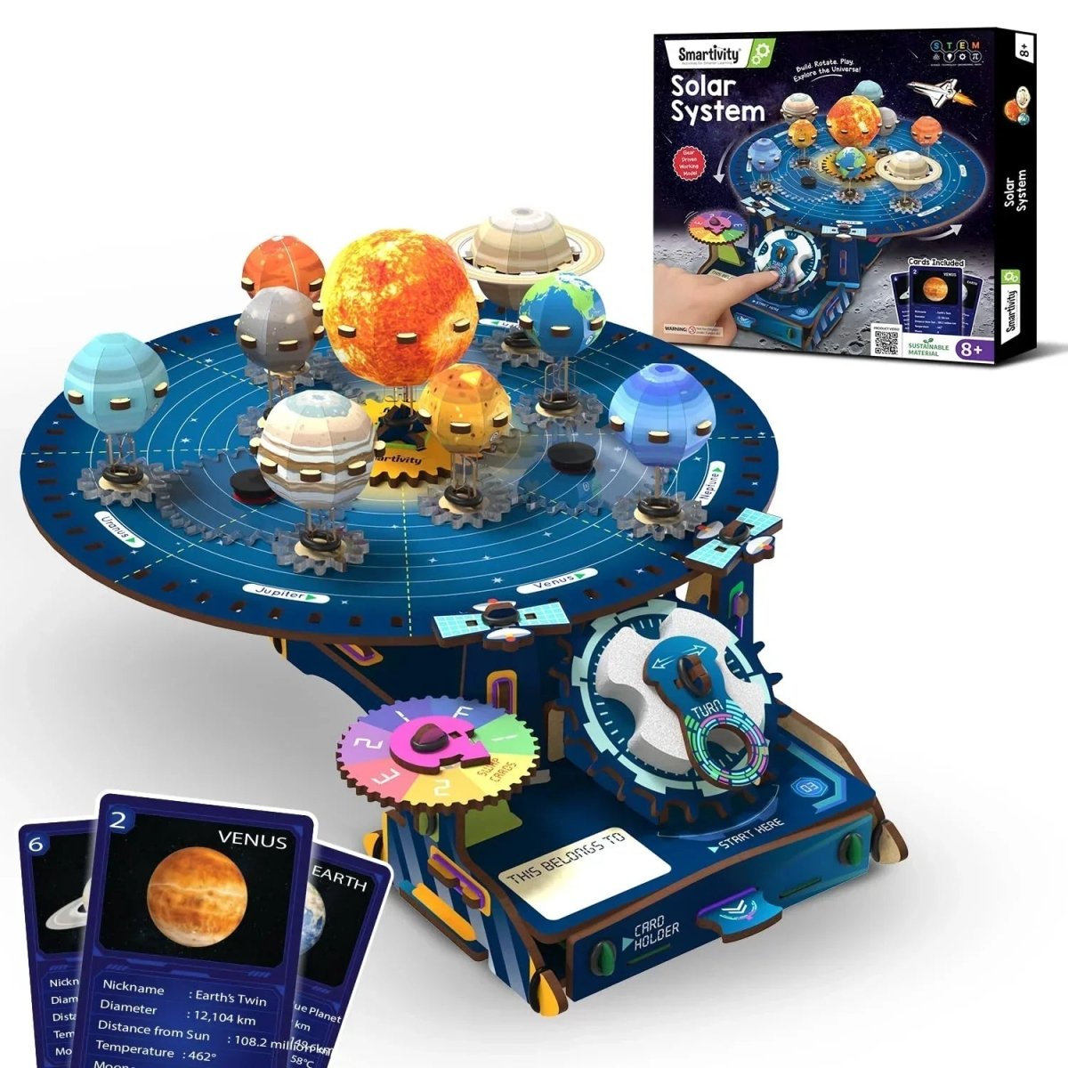 Solar System Innovative Models Smartivity Rotating Solar System Model Kit at Naivri