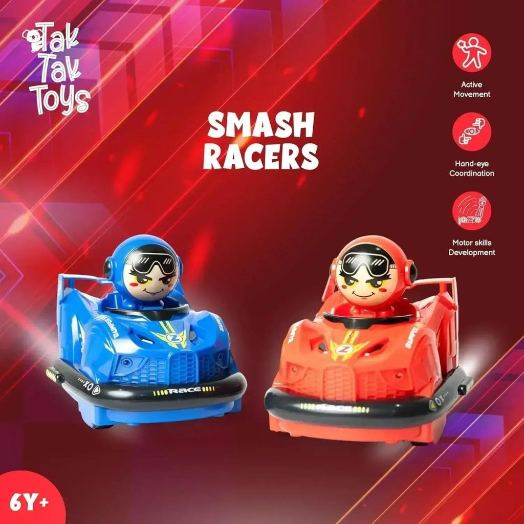 Tak Tak Toys Smash Racers – Remote Control Bumper Car Battle Set for ...
